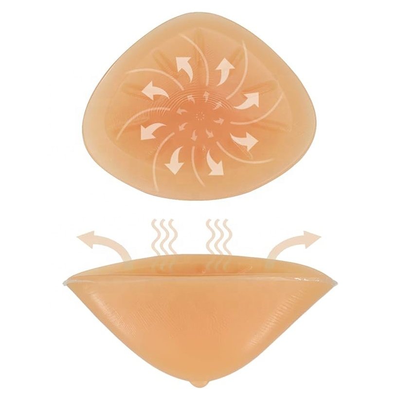 Triangle Silicone Crossdressing Breast Forms for Men