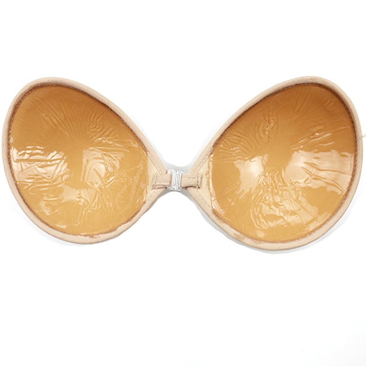 Comfortable Lift Breast Front Buckle Push Up Bra Sticky Invisible Strapless Self Adhesive Bra For Backless Dress