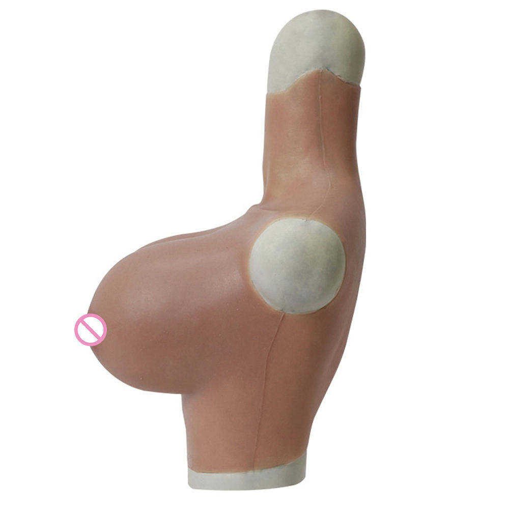 Latest HG Cup Fake Boobs Elastic Artificial Silicone Breast Forms For Cosplay Crossdresser Sissy Ladyboy