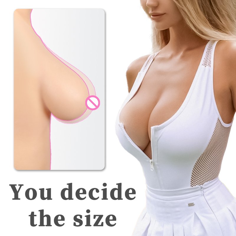 DIY inflatable Silicon boobs Realistic Cosplay Fake Breast G H cup Tits Enhancer Crossdresser Shemale Transgender LGBTQ+