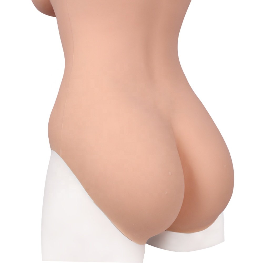 Crossdresser Triangle Onesie Sexy Men To Woman Silicone Body Suit Fake Breast With Vagina Transgender clothing