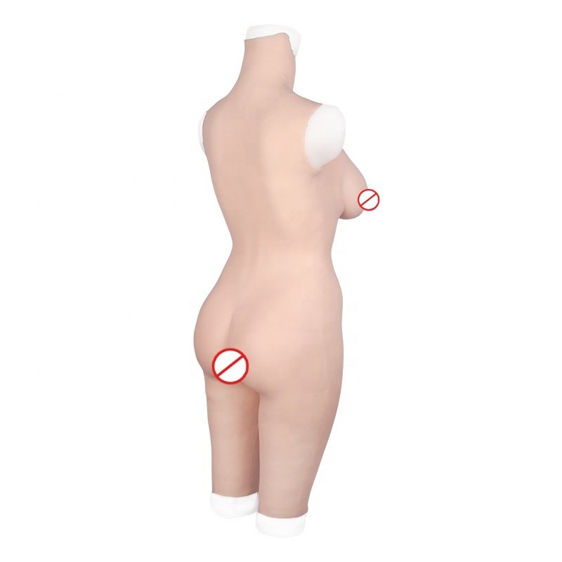 Silicone Bodysuit Breast Forms With False Vagina For Crossdressers Transgenders Silicone Fullbody Suit