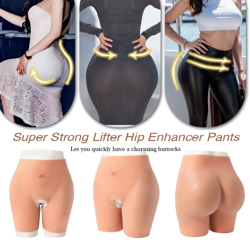 Silicone Buttocks Underwear Silicone Butt And Hip fake Bomb Bumbum Padded plus size Shaper Buttock thickening silicone Panties