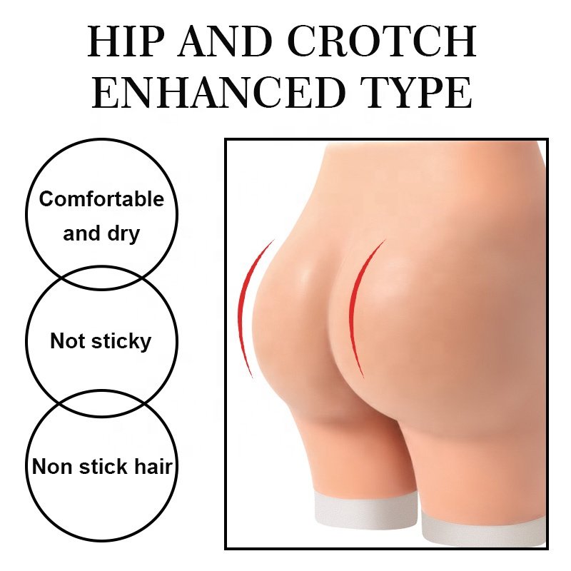Woman butt pads silicone silicone buttocks padded panties underwear accessories plus size shapers breast form butt lifter pants