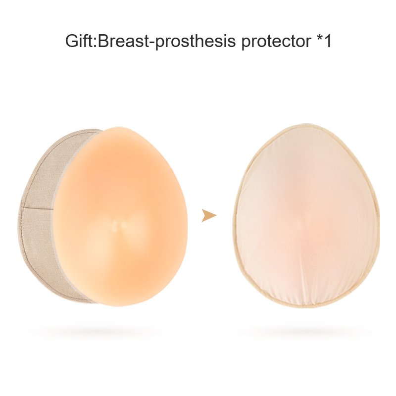 Drop-shaped silicone breast prosthesis after resection with a bra to make up for fake breasts for women CT120g