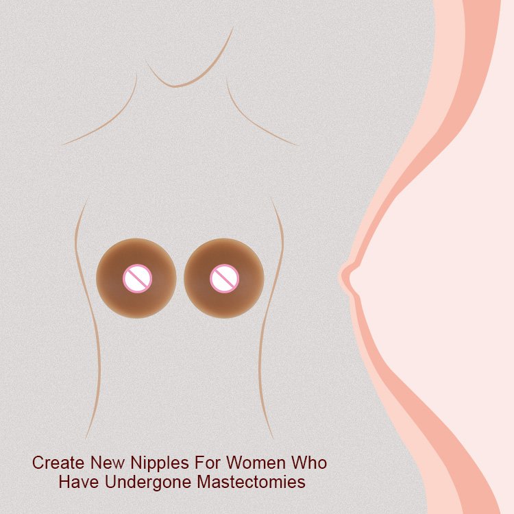 Sexy Silicone Attachable Nipple Pasties Covers breast pad Cosplay show nipple ring pasty for Crossdresser Breast Forms