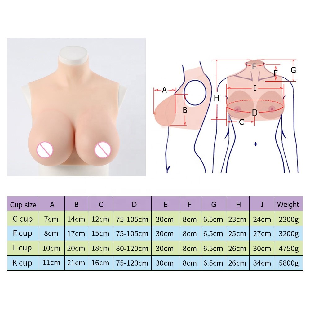 Crossdresser Cosplay Realistic Silicone breast form fake breasts huge fake boobs for Shemale Transgender