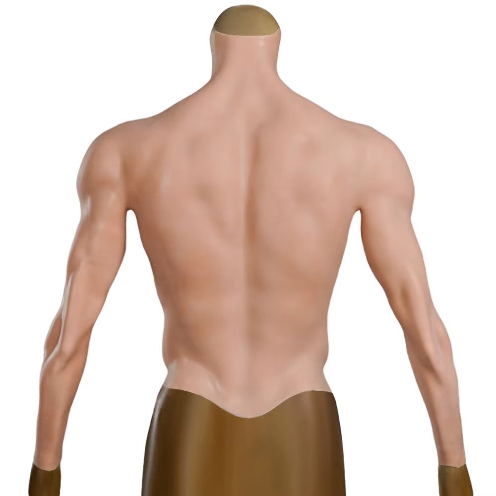 Strong Abdominal Body Suit Realistic Muscles Breast Forms Costume Artificial Simulation Chest Muscle Suit For Cosplay Anime