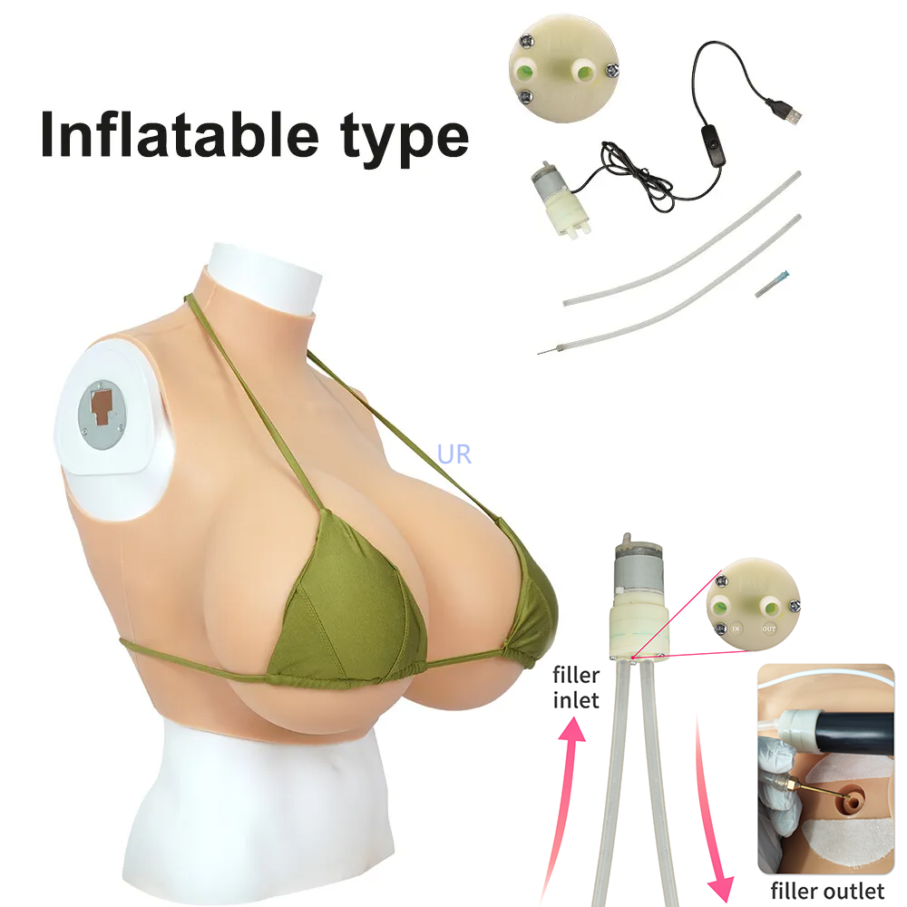 Adjustable S/Z Cup Size Tits Diy Silicone Boobs Mtf LGBTQ+ Big Tits For Man To Woman Crossdress Breast Forms Drag Queen LGBTQ+
