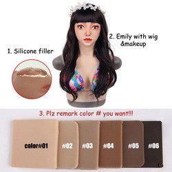 Emily-Silicone+hair+makeup