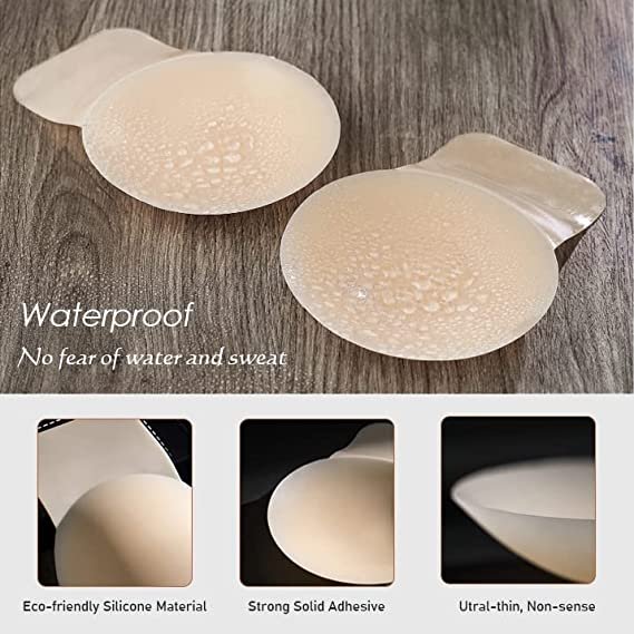 Hot sale invisible Strapless Lift up Sticky Petals Breast lift Pasties Nipple cover Adhesive Silicone bra