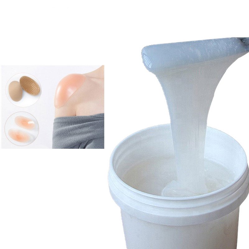 1:1 platinum cure silicon mould good cushioning effect for breast forms raw rubber