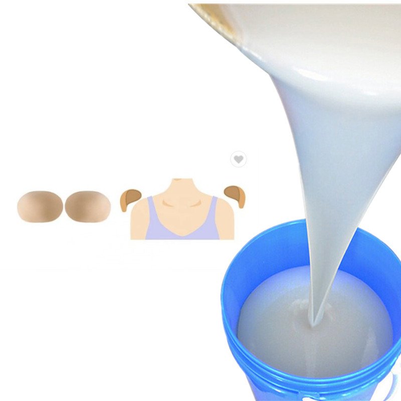 1:1 platinum cure silicon mould good cushioning effect for breast forms raw rubber