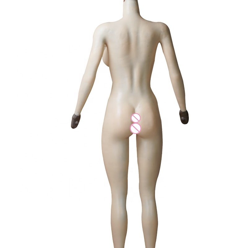 Silicone Full Body Suit One-Piece Tight Zentai CD TD Pussy F Cup Breast Form Crossdresser Transgender