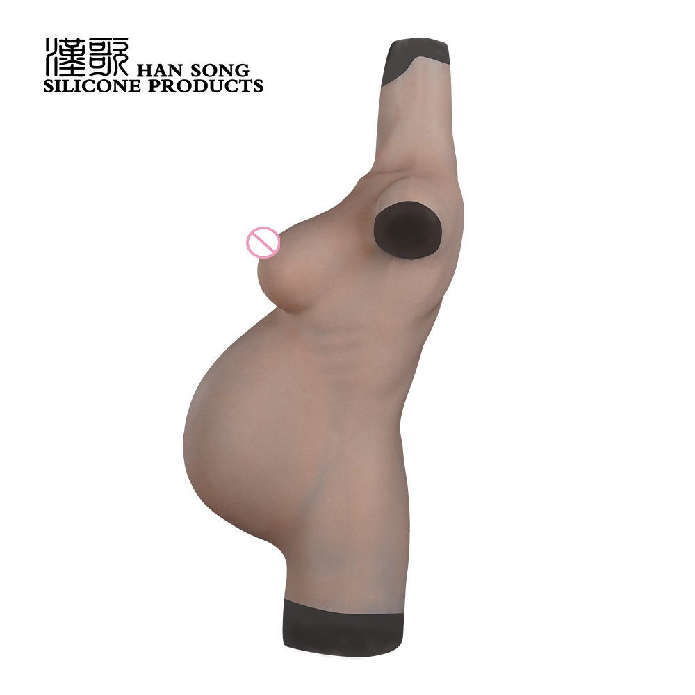 Factory Direct Supply Realistic Makeup Boobs Huge Tits Transgender Silicone Pregnant Belly With Breast Forms