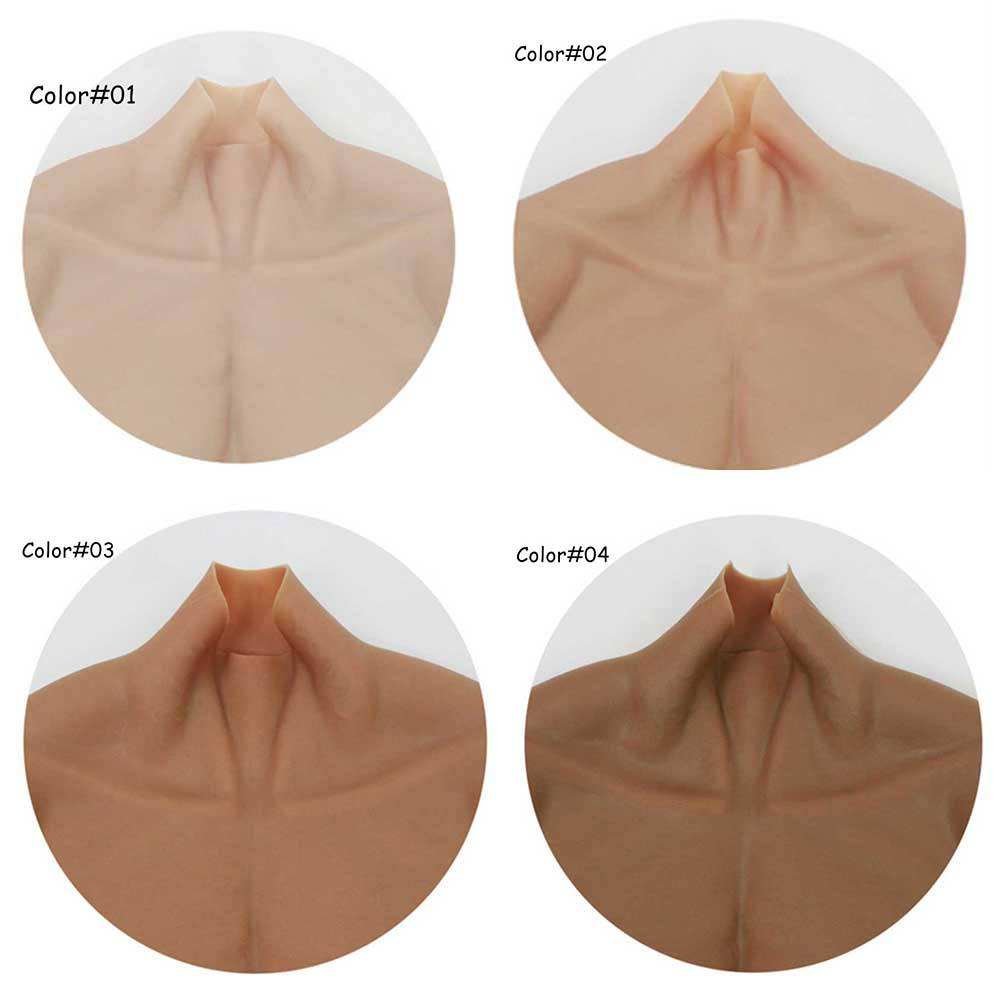 Realistic Silicone Body Suit Women with Head Mask Arms Feet for Crossdresser Sissy Transvestite Breast Form Drag Queen Trans CD