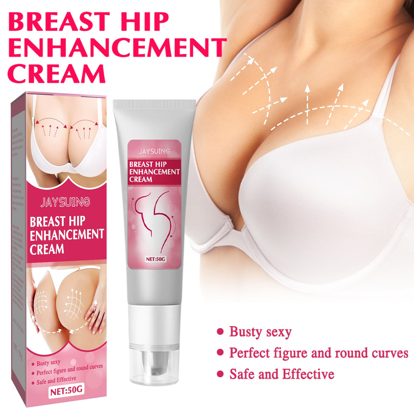 New OEM Herbal Women Body Breast Hip Enhancement Creams Chest Buttock Enlarge Massage Butt Firming Lift Anti Cellulite Cream