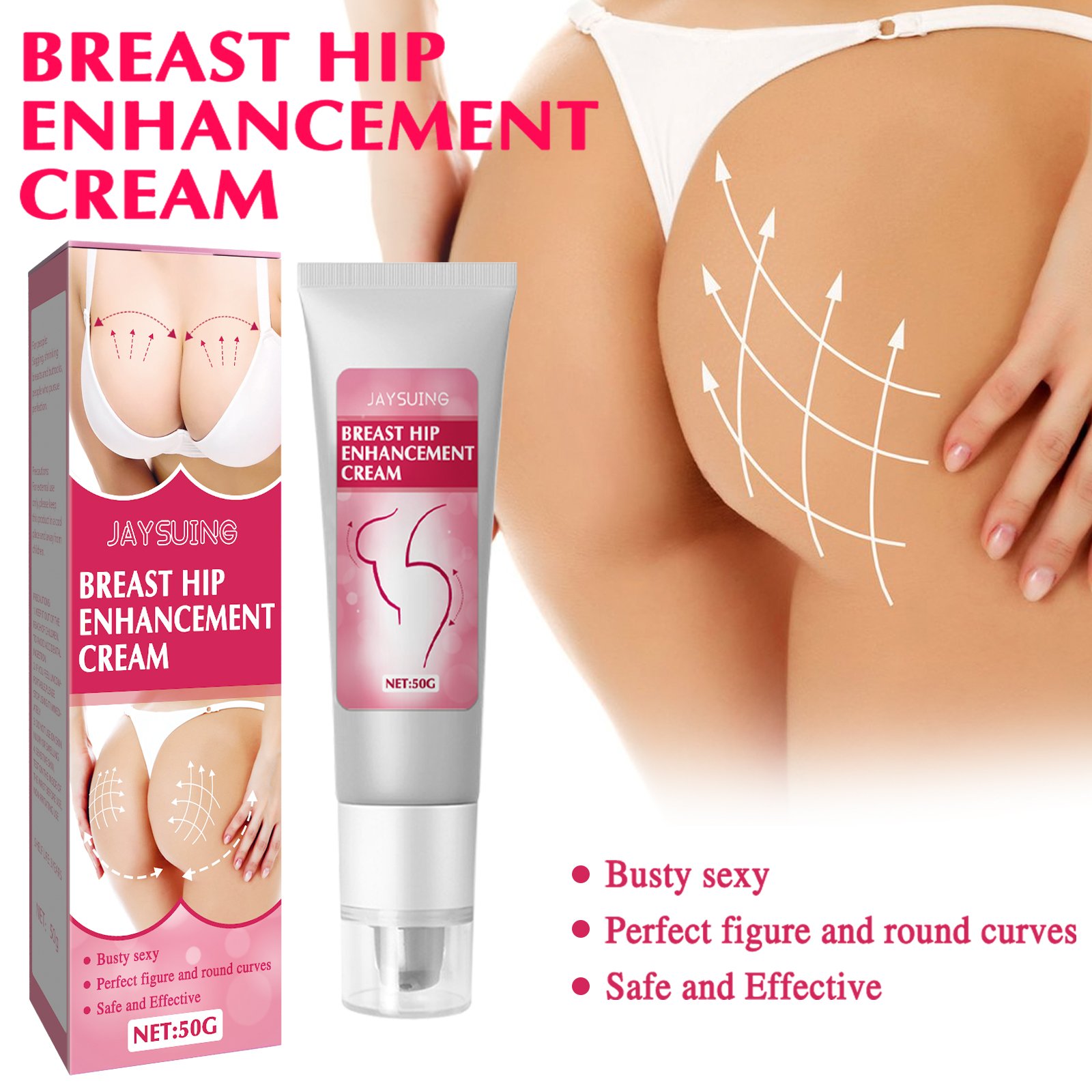 New OEM Herbal Women Body Breast Hip Enhancement Creams Chest Buttock Enlarge Massage Butt Firming Lift Anti Cellulite Cream