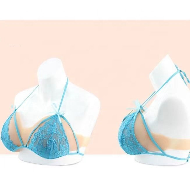 Cup Men Crossdressing Breast Forms Realistic Silicone Artificial Breast for Adults XL/XXL Sizes Comfortable Chest Application