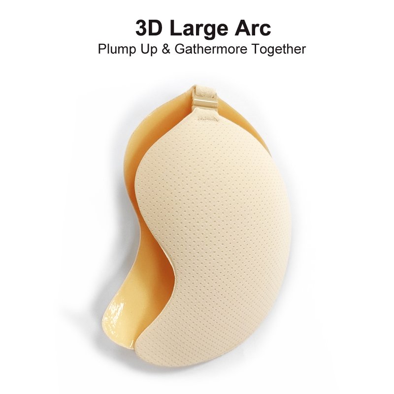 Breathable Mango Bra Invisible Backless Strapless Bra Self Adhesive Strapless Silicone Bra Push Up Breast