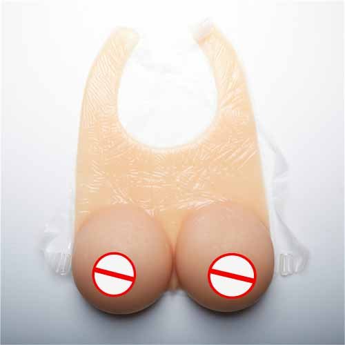 Sexy Silicone Material Artificial Breast Soft Real Feel Silicone Breast Form With Straps