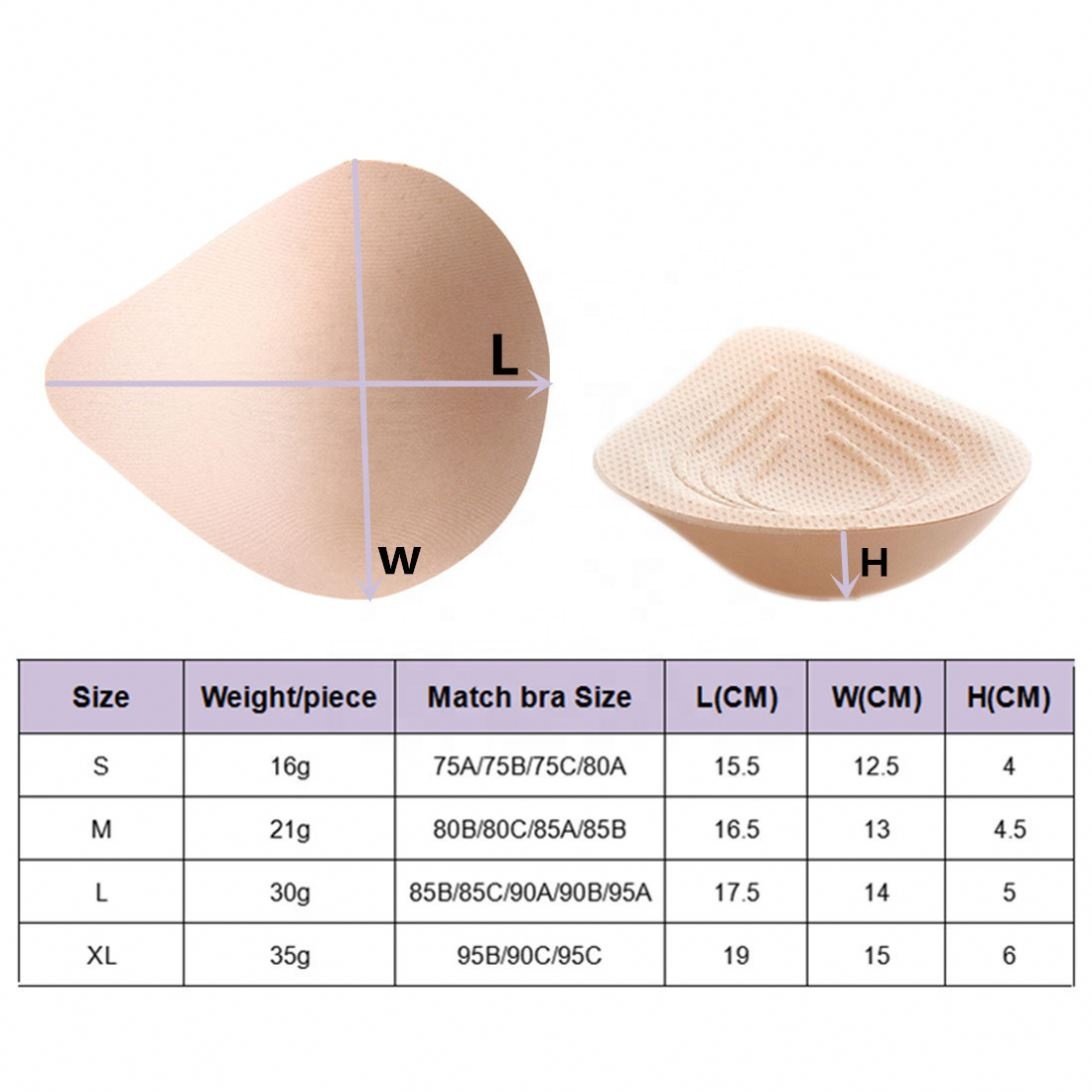 Breast Form for Transgender Crossdressing Suit Lightweight Huge Latex Reusable Adults Beige Mastectomy Women Left and Right