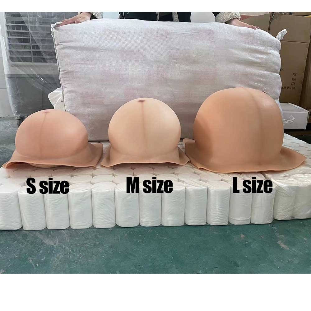 Giant Silicone Belly Suit with Cotton Filling Realistic False Pregnant Belly for Cosplay Drag Queen Transgender Breast Form