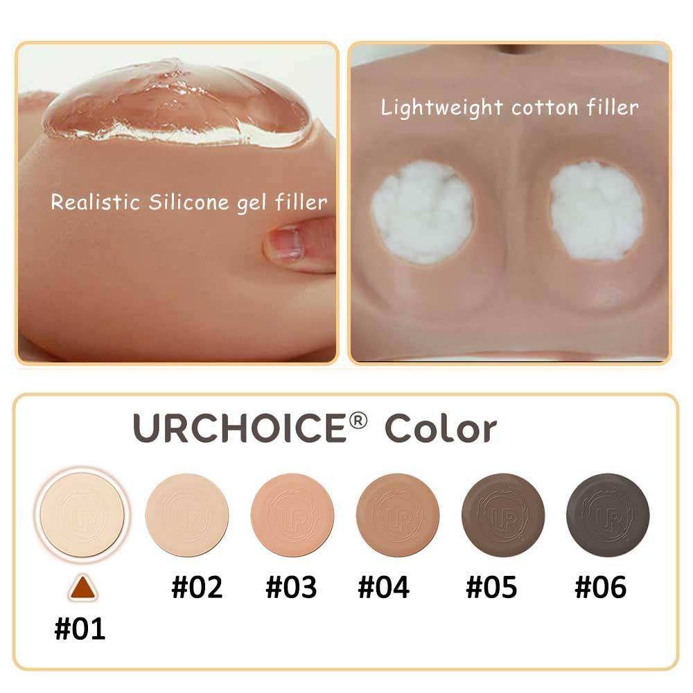 Silicone Fake Boobs C Cup and Butt Enhancer Panties Realistic Breast and Artificial Ass For Women Sexy Underwear Suit Cosplay