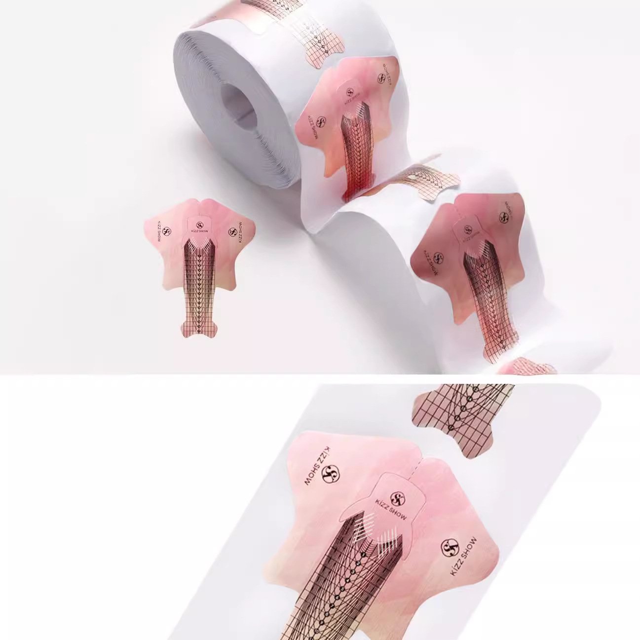 High Quality Promotion New product Oem Custom Logo Aluminium Gold Cheap nail Art Nail Form