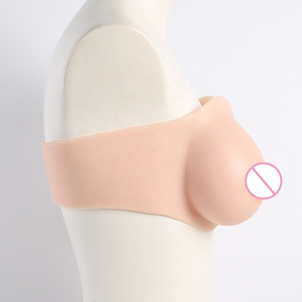 Strapless Silicone Breast Form Fake Boobs Crossdressing Apparel Male to Female for Transgenders Drag Queen