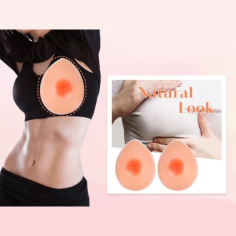 Silicone Breast Forms Huge FakeBoobs for Mastectomy Prosthesis Transgender Mastectomy Teardrop