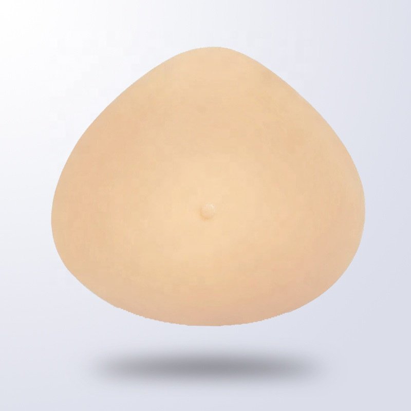 Good grade silicon foam breast forms pierced for mastectomy prosthesis women breast surgery