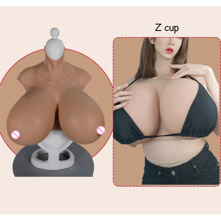 Silicone Elastic Oversize Z Cup Artificial Realistic Breast Form For Cosplay Dragqueen