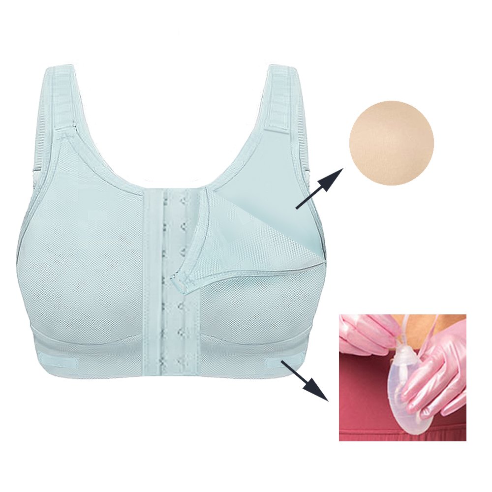 Hot Popular Bra For Post Surgery Cotton Mastectomy Breast Prosthesis Breast Forms Bra