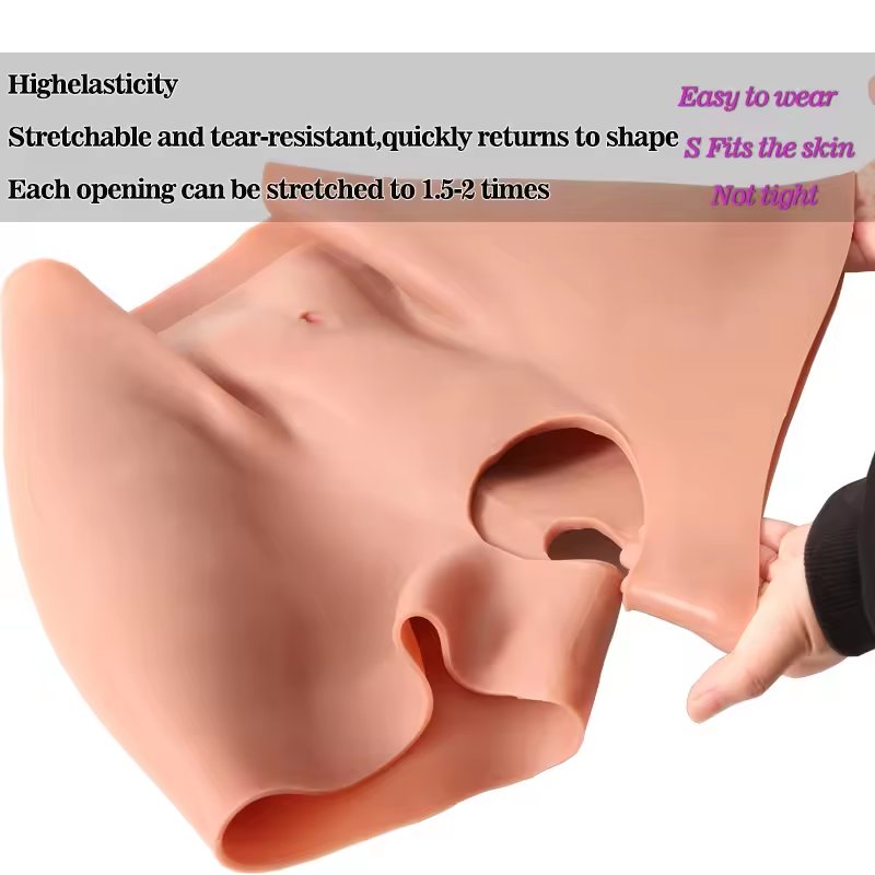 Silicone Realistic buttocks Artificial Bumbum Thickening Padded Buttock And Hips Underwear Silicone Panty Big Butt Lifter Pants