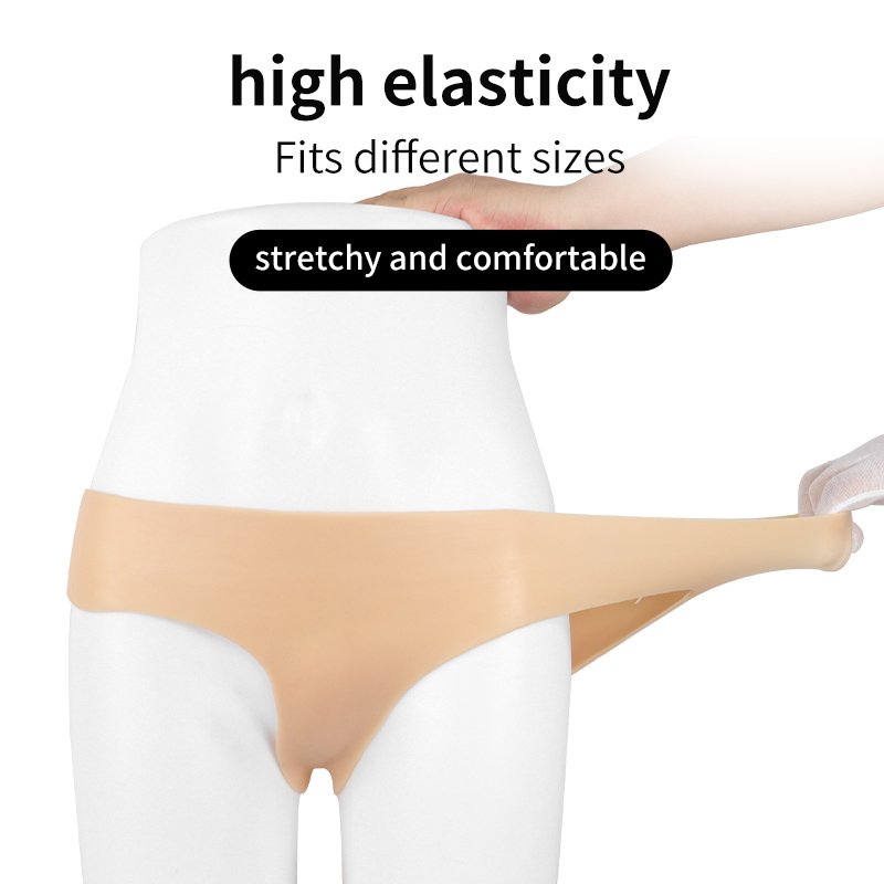 Silicone Butt Crossdressing Apparel Male to Female Silicone Vaginias Panties for Men Crossdresser Transgender Drag Queen