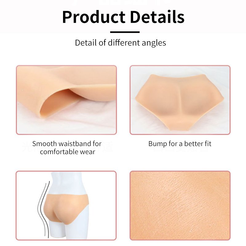 Silicone Butt Crossdressing Apparel Male to Female Silicone Vaginias Panties for Men Crossdresser Transgender Drag Queen