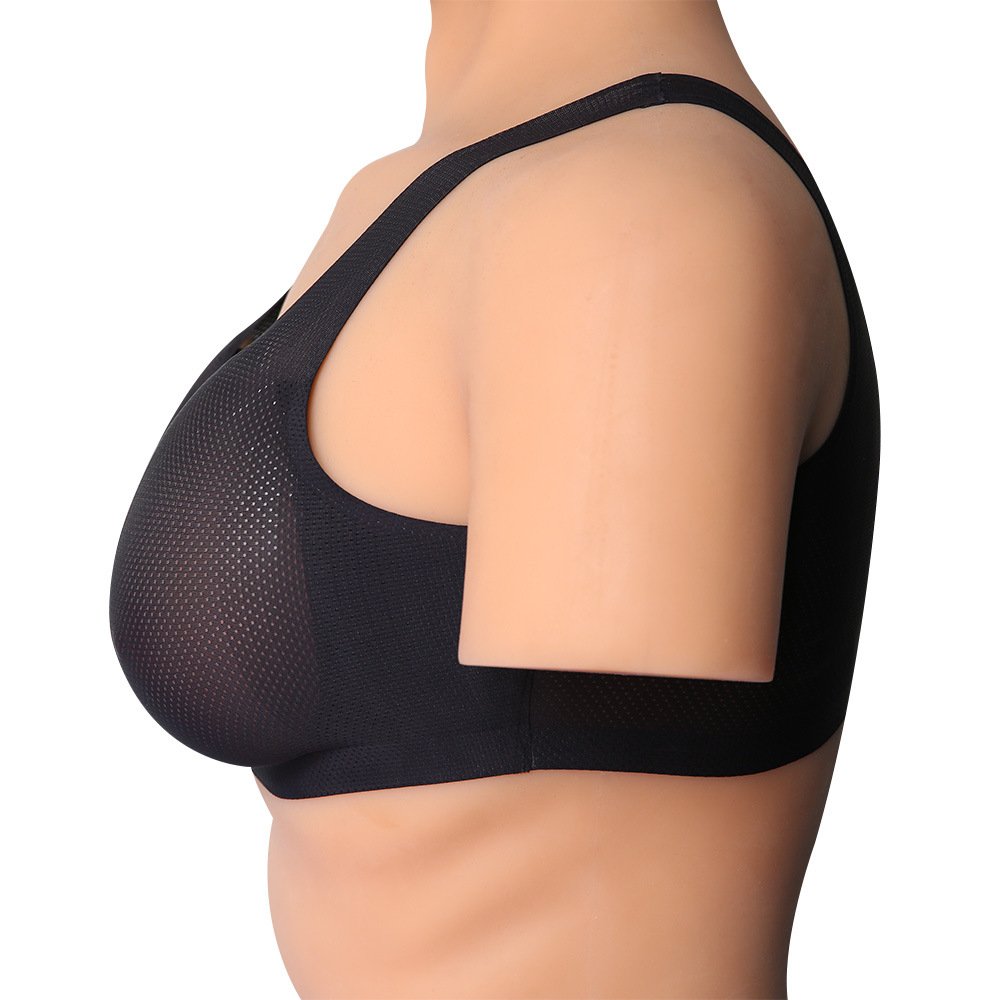 Mei Xiao Ti Breast Form For Women Mastectomy Silicone Breast Prosthesis Match Post Surgery Bra with Pockets