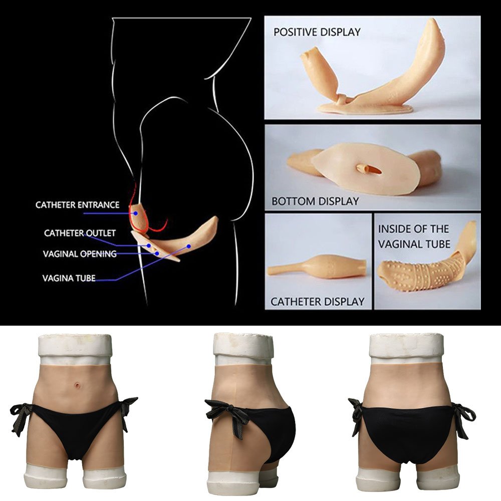 Silicone Fake Vagina Bodysuit Boobs B C D E G Cup Breast Forms Body Suit For Crossdresser Shemale Transgender Drag Queen Sissy