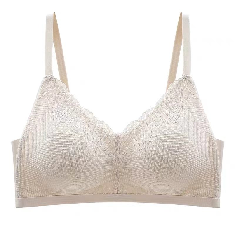New Design Good Quality Romantic Water Drop Cup Shape Bra Smooth Silk Elegant Design Everyday Wear Comfortable