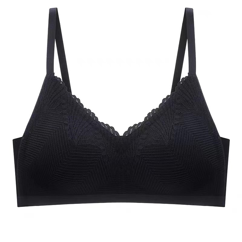 New Design Good Quality Romantic Water Drop Cup Shape Bra Smooth Silk Elegant Design Everyday Wear Comfortable