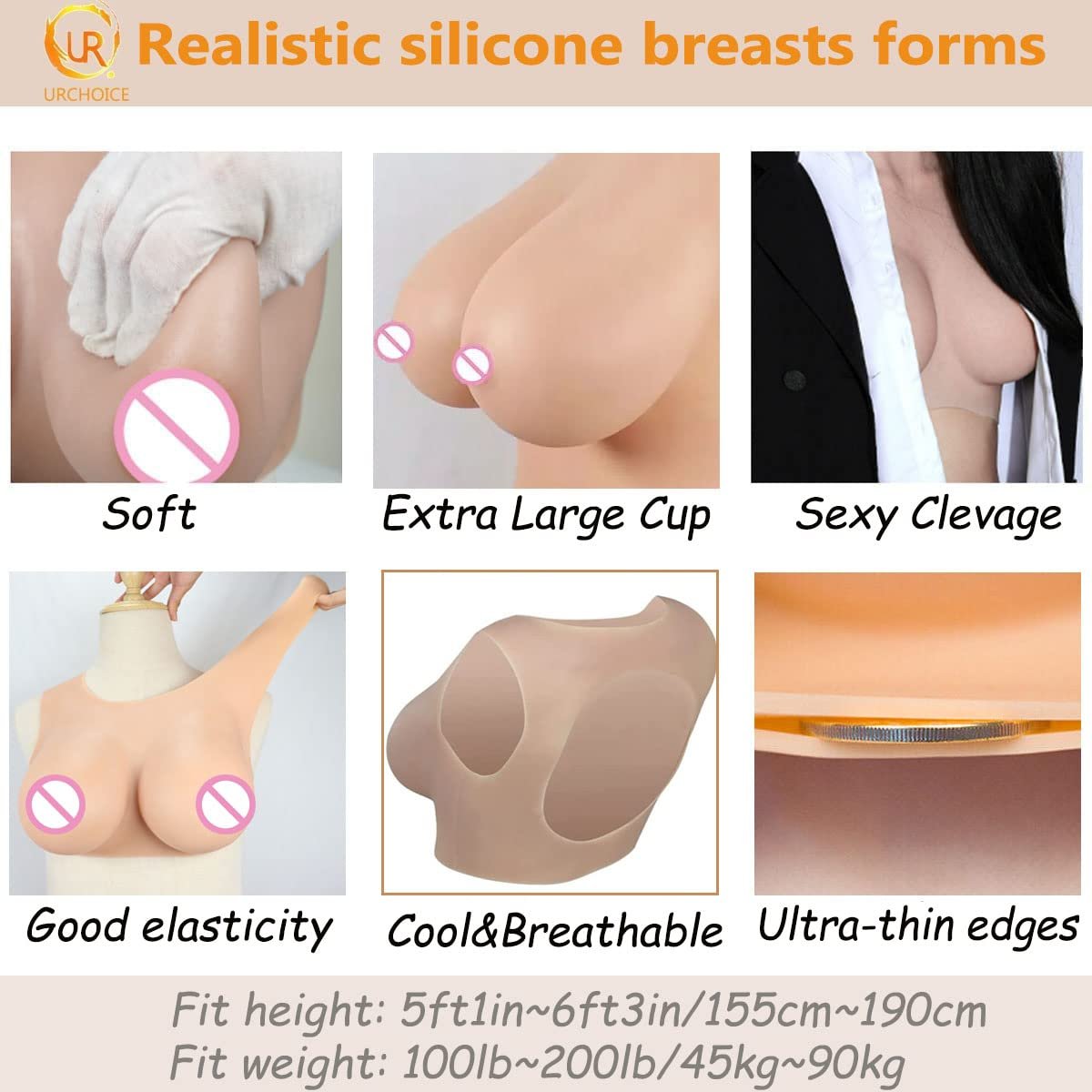 Silicone Breast Forms B/I Cup And Fake Vagina Set Realistic Boobs Artificial Pussy Sexy Buttock Enhancer For Sissy Ladyboy