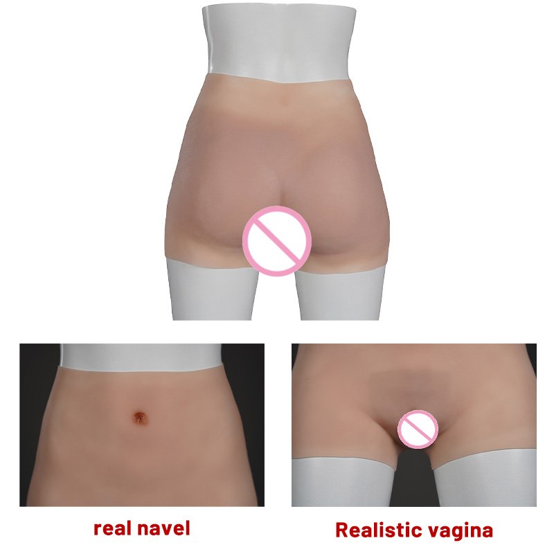 All Cup Half Body Chest Tits Artificial Silicon Breasts Lifelike Crossdresser Silicone Fake Boobs Big Butt Vagina Pants For Men