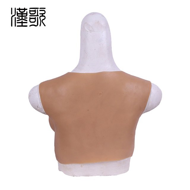 E Cup Realistic Silicone Round Collar Breast Forms for man crossdresser