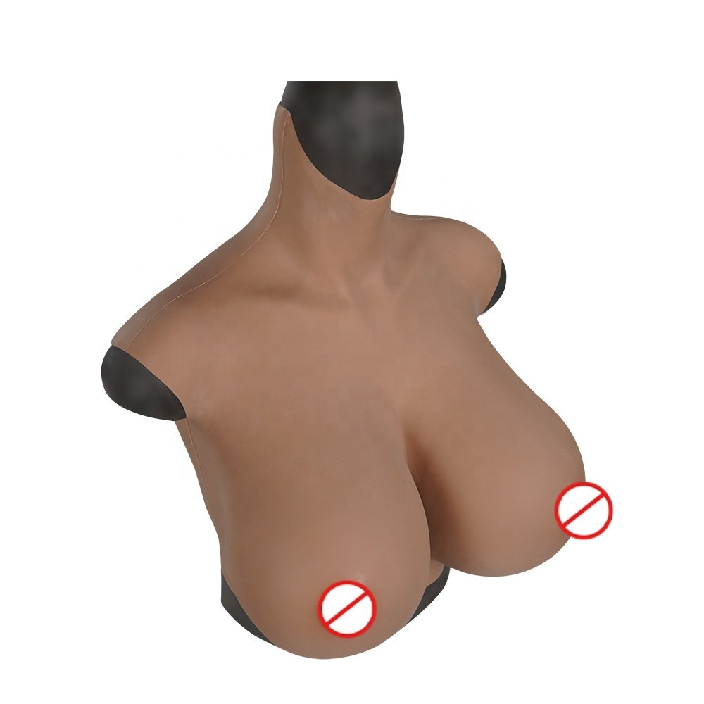 Realistic soft Silicone breast form fake boobs silicon chest for man to women cosplay artificial intimates accessories