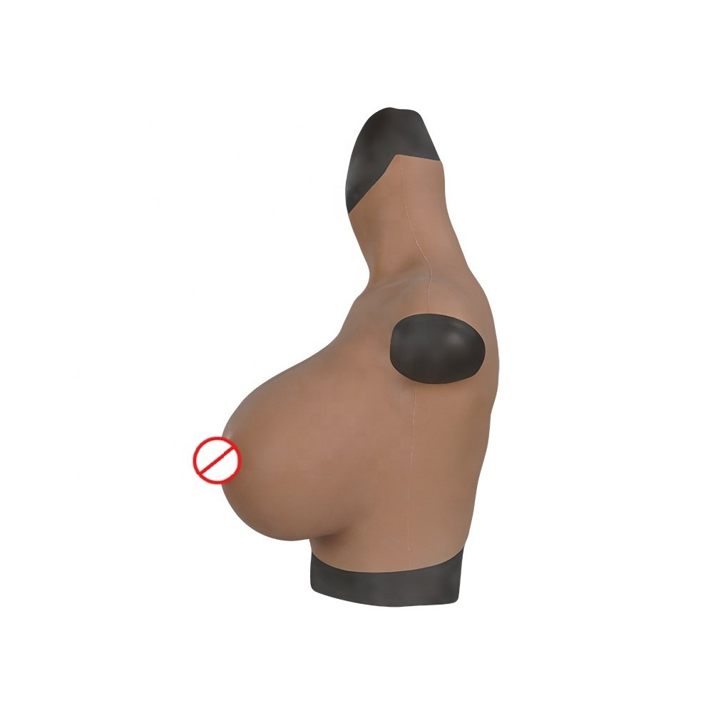 Realistic soft Silicone breast form fake boobs silicon chest for man to women cosplay artificial intimates accessories