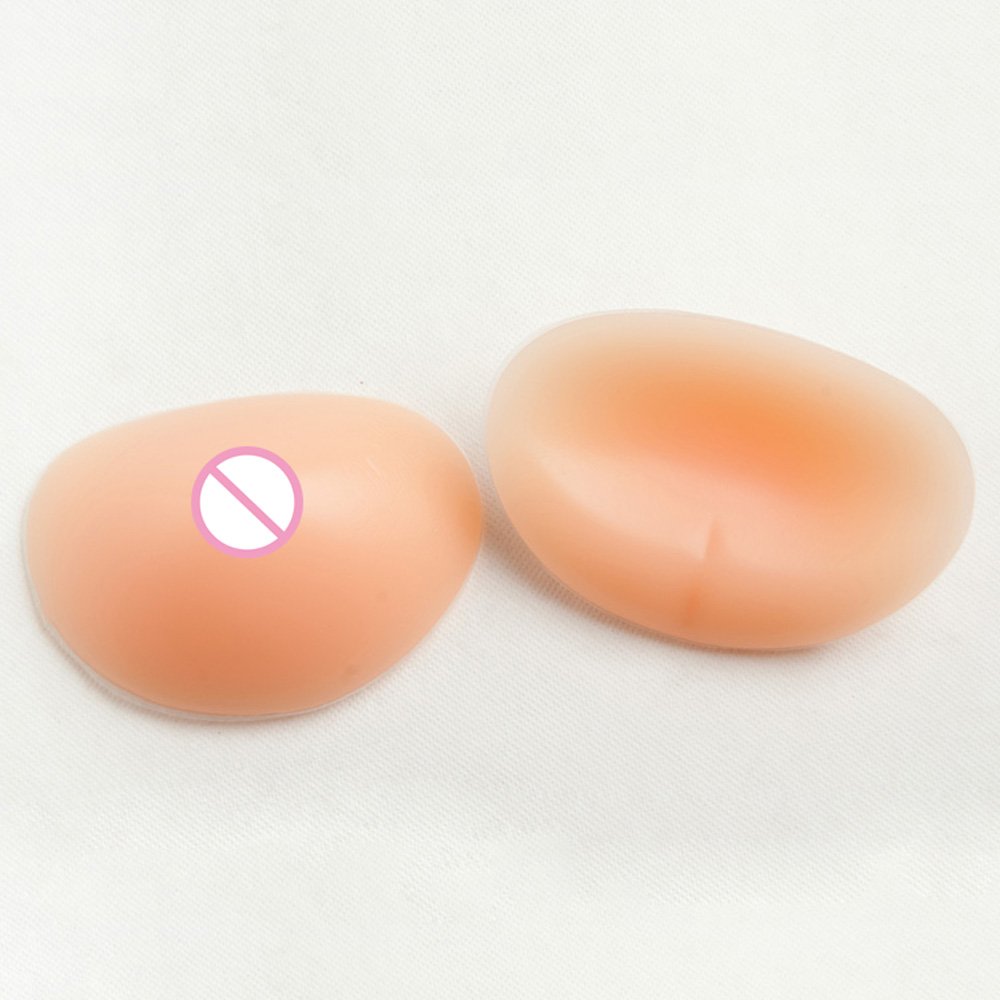 Oval Round Shaped Silicon Bust Form Silicone Breast Forms For Men