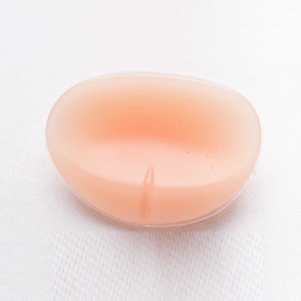 Oval Round Shaped Silicon Bust Form Silicone Breast Forms For Men