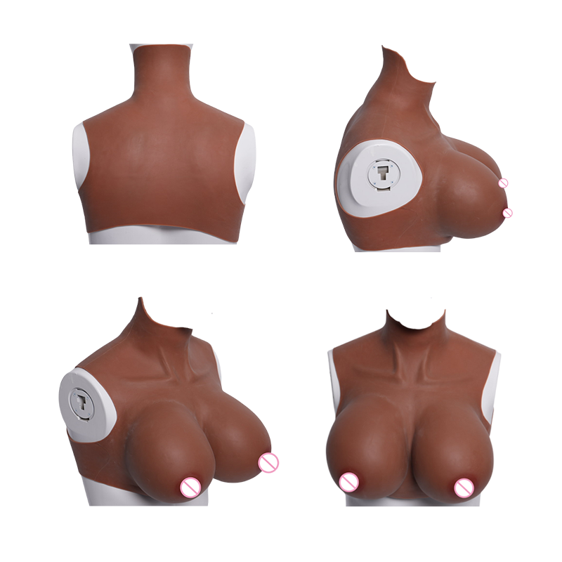 High Quality Crossdressing Man To Woman Big Silicone Boobs K Cup Crossdressers Realistic Breast form For shemale Breast Implant