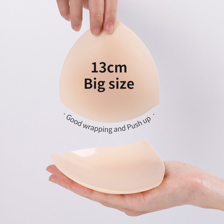 Novelty Push Up Boobs Silicone Nipple Cover Triangle Shape Invisible Washable Reusable Safe Adhesive Nipple Covers